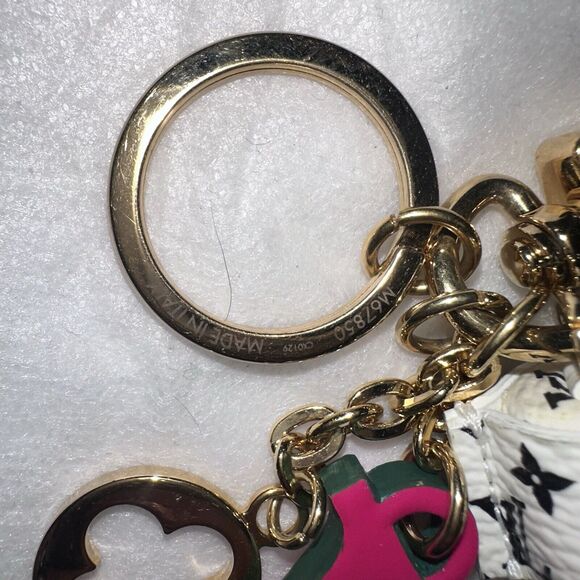 Authentic RARE LOUIS VUITTON Pop Tassel Bag Charm Large LV Box Cover GIFTABLE - Picture 10 of 15